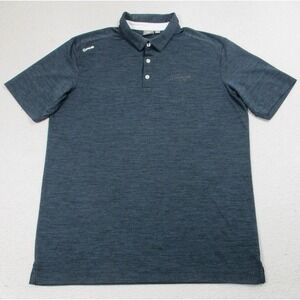 Ping SensorCool Polo Shirt Mens Large Blue Summerlin Las Vegas Golf Performance
